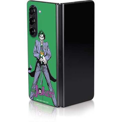 DC Comics The Joker Classic Art Pose Galaxy Z Fold5 5G Skin